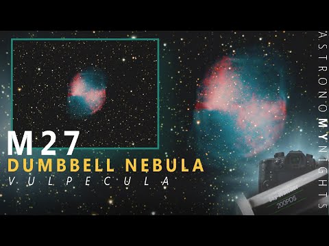 M27 Dumbbell Nebula LIVE VIEW and Photograph | locate and capture Deep sky Astrophotography
